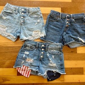 OLD NAVY Stylish Denim Shorts Trio